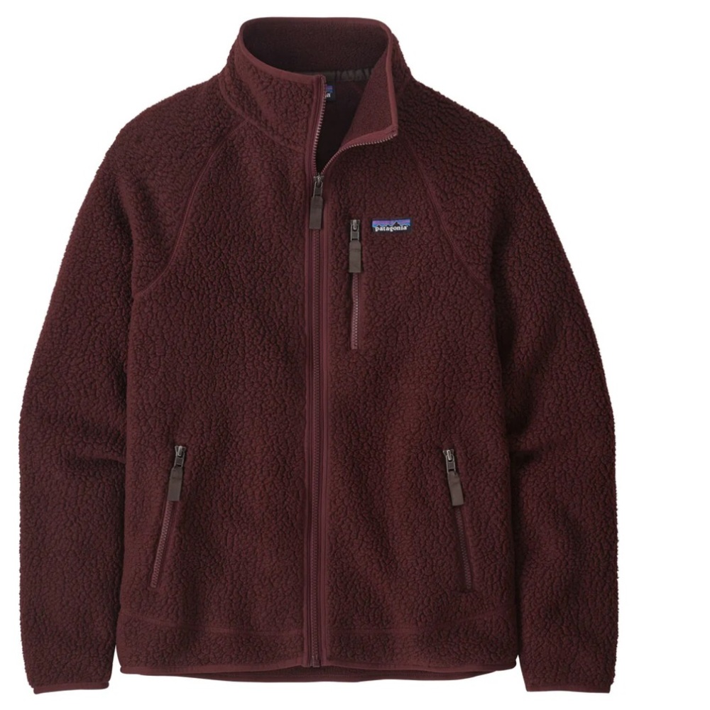 Patagonia Women's Retro Pile Jacket in Burgundy